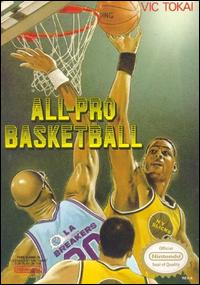 Imagen del juego All-pro Basketball para Nintendo