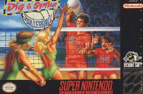 Imagen del juego Dig And Spike Volleyball para Super Nintendo