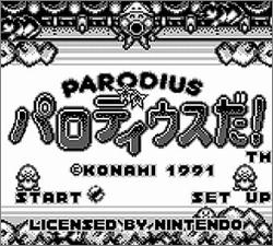 Imagen del juego Parodius para Game Boy