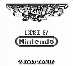 Imagen del juego Titus The Fox para Game Boy